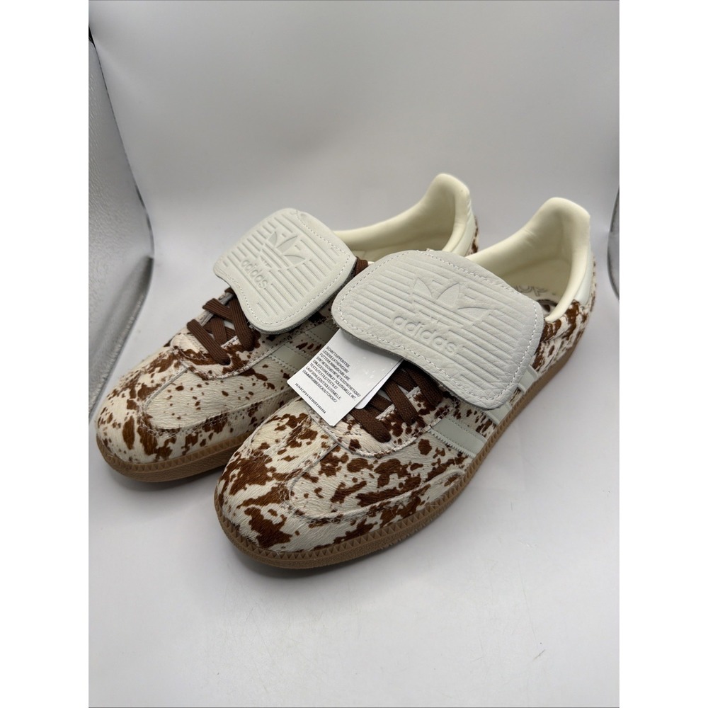 Adidas Women's Samba LT Cow Print Brown White JS3931 Size 11.5 New